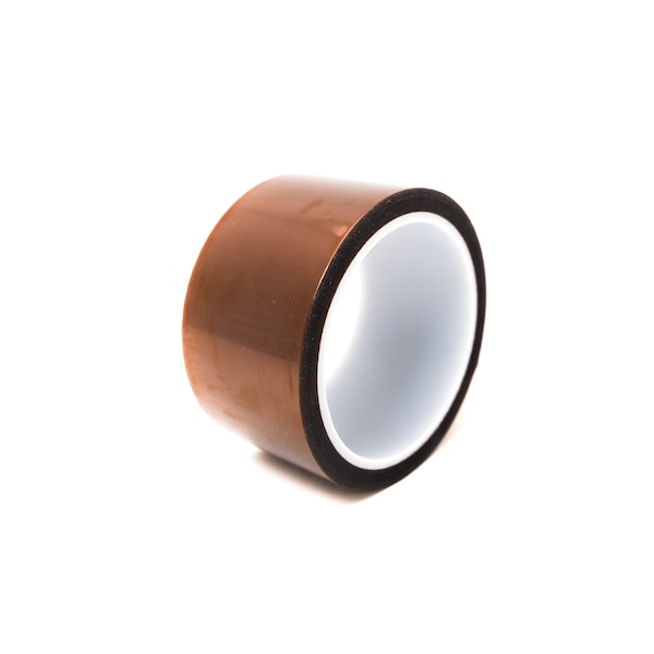 High-Temperature Kapton Tape, 1 Mil Thick, 2 1/4 In. Wide x 36 Yards Long, Amber - UL Recognized